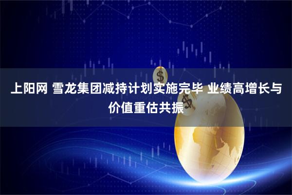 上阳网 雪龙集团减持计划实施完毕 业绩高增长与价值重估共振